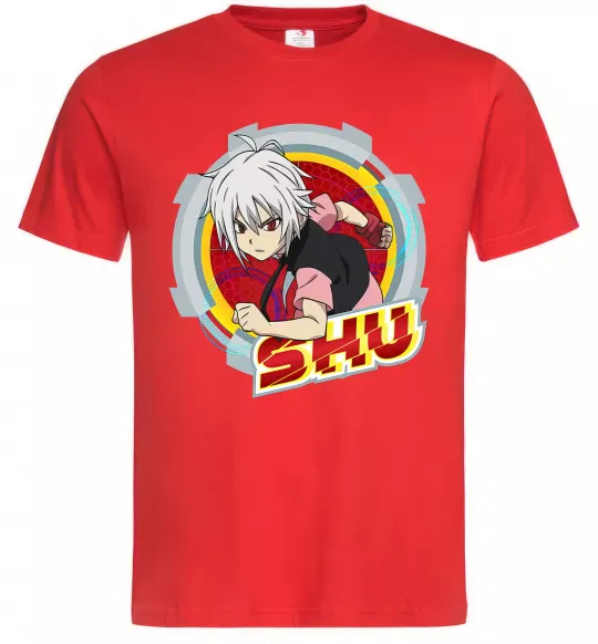 Мужская футболка Shu Красный фото