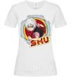 Жіноча футболка Shu Білий фото