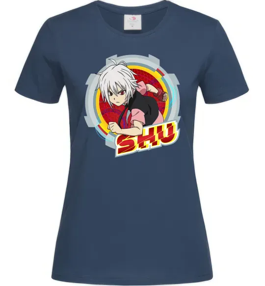 Женская футболка Shu Темно-синий фото
