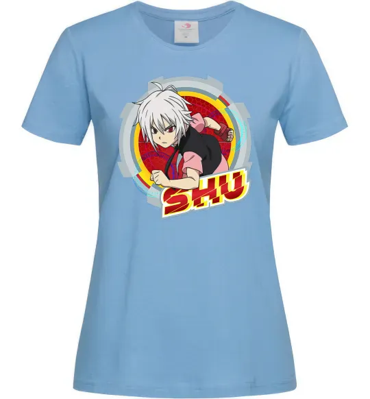 Женская футболка Shu Голубой фото