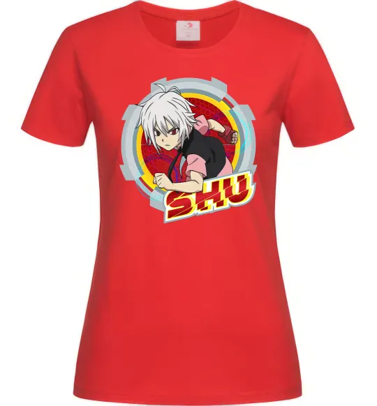 Женская футболка Shu Красный фото