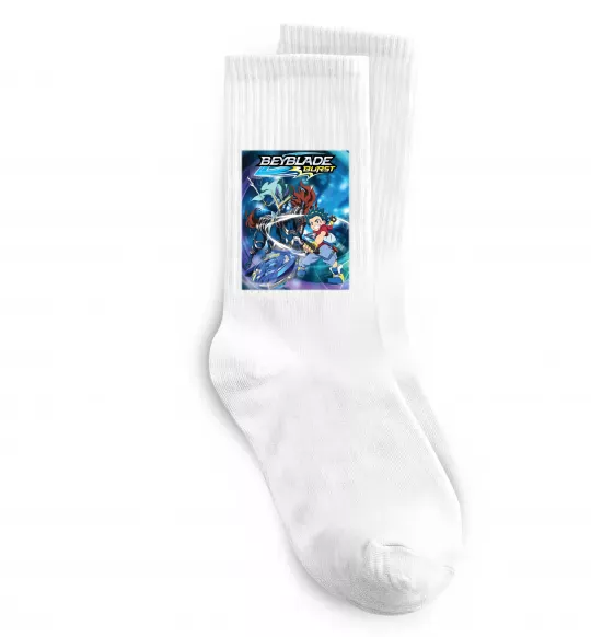 Носки BEYBLADE BURST Белый фото