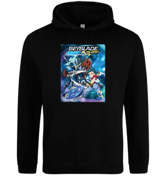 Жіноча толстовка (худі) BEYBLADE BURST Чорний фото