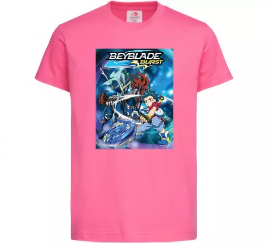 Детская футболка BEYBLADE BURST Ярко-розовый фото