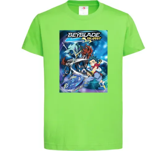 Детская футболка BEYBLADE BURST Лаймовый фото