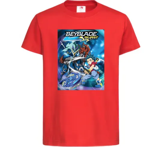 Детская футболка BEYBLADE BURST Красный фото