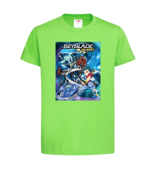 Детская футболка BEYBLADE BURST Лаймовый фото