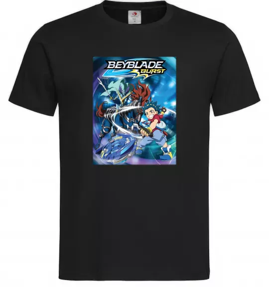 Чоловіча футболка BEYBLADE BURST Чорний фото