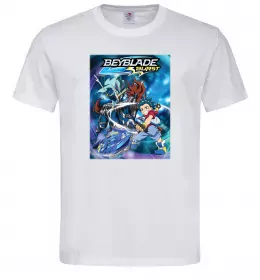 Мужская футболка BEYBLADE BURST Белый фото