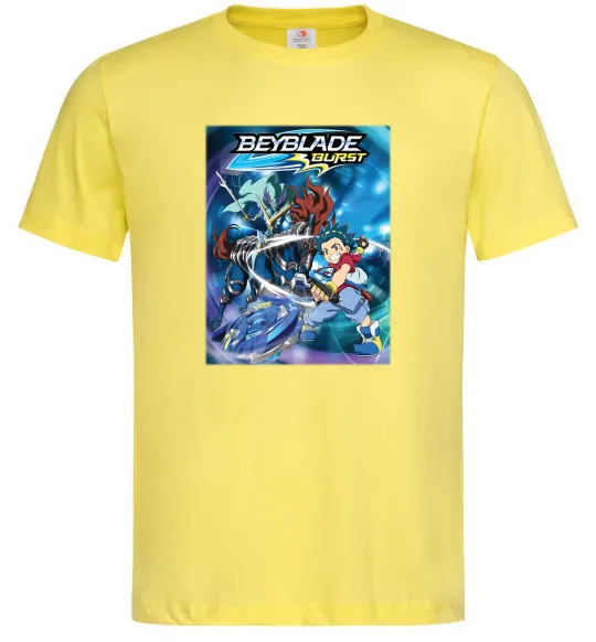 Чоловіча футболка BEYBLADE BURST Лимонний фото