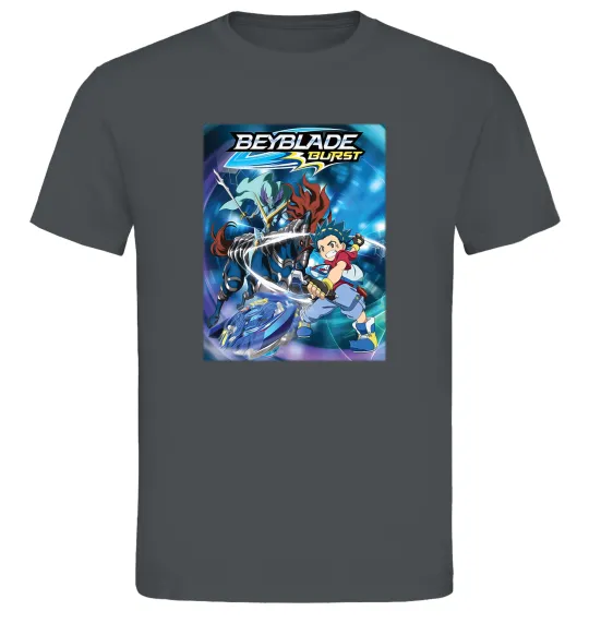 Чоловіча футболка BEYBLADE BURST Графіт фото