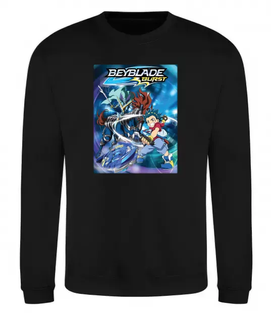 Свитшот BEYBLADE BURST Черный фото