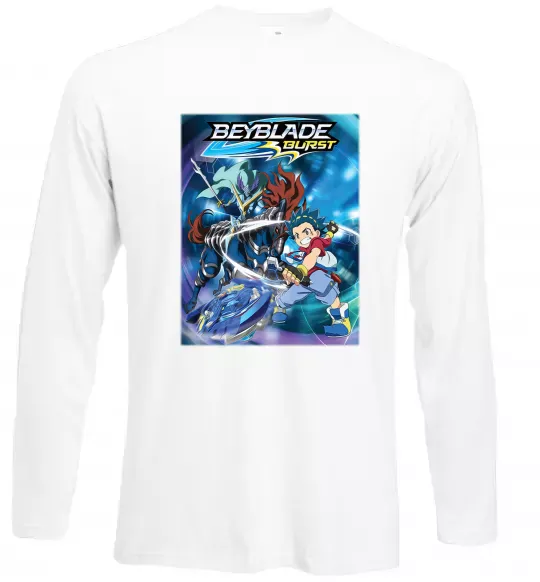 Лонгслив BEYBLADE BURST Белый фото