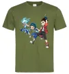 Мужская футболка BEYBLADE BURST герої Оливковый Мужская футболка BEYBLADE BURST герої Оливковый фото