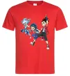 Мужская футболка BEYBLADE BURST герої Красный Мужская футболка BEYBLADE BURST герої Красный фото