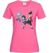 Жіноча футболка BEYBLADE BURST герої Яскраво-рожевий фото