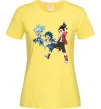 Жіноча футболка BEYBLADE BURST герої Лимонний фото