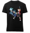 Мужская премиум футболка BEYBLADE BURST герої Черный фото