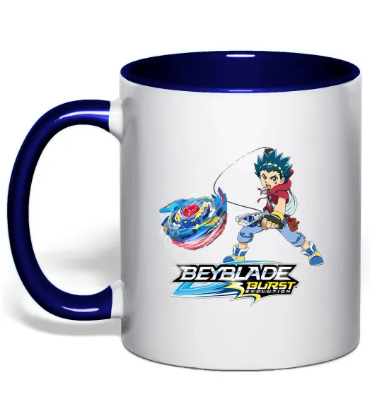 Чашка с цветной ручкой Вальт напад Глубокий темно-синий фото