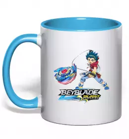 Чашка с цветной ручкой