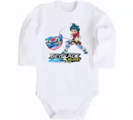 Детский боди BEYBLADE персонажі Белый фото