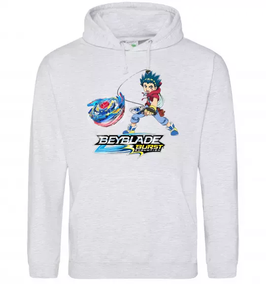 Женская толстовка (худи) Вальт напад Серый меланж фото