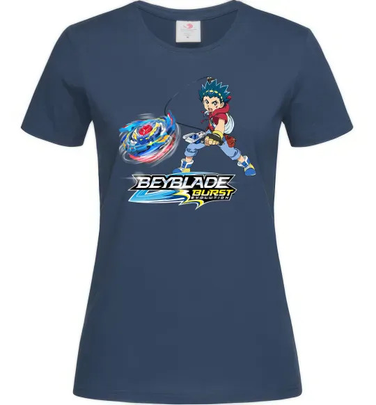 Женская футболка Вальт напад Темно-синий фото