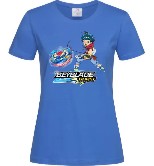 Женская футболка Вальт напад Ярко-синий фото