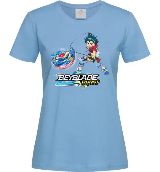 Женская футболка Вальт напад Голубой фото