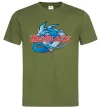 Мужская футболка BEYBLADE Logo Оливковый Мужская футболка BEYBLADE Logo Оливковый фото