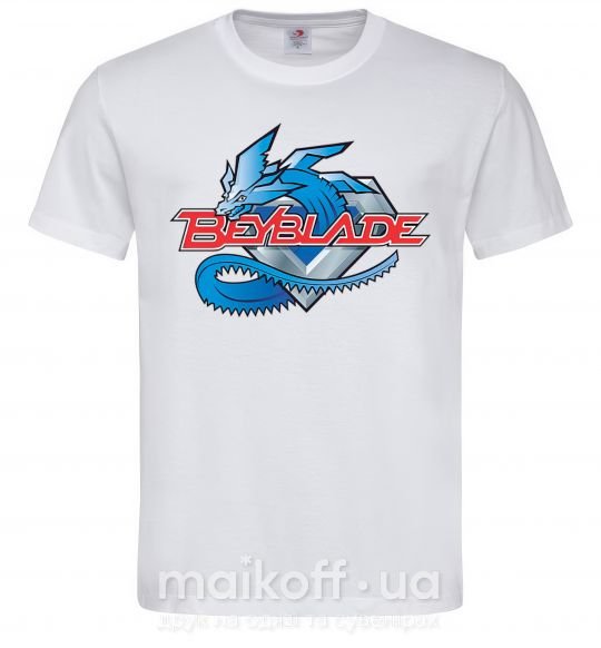 Мужская футболка BEYBLADE Logo Белый фото