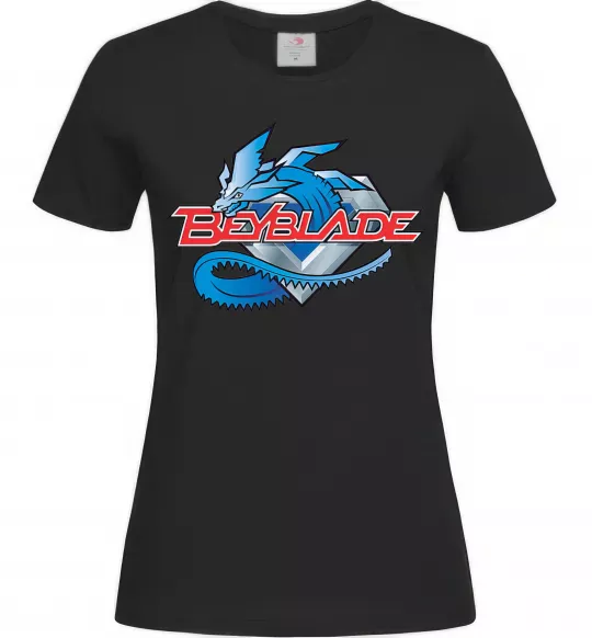 Женская футболка BEYBLADE Logo Черный фото