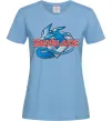 Женская футболка BEYBLADE Logo Голубой фото