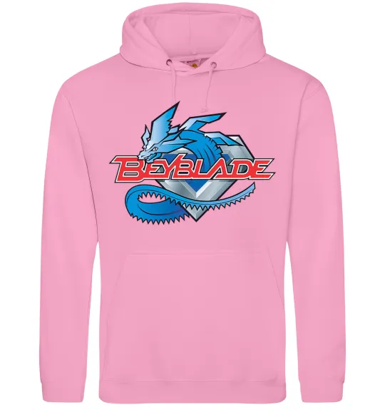 Чоловіча толстовка (худі) BEYBLADE Logo Рожевий фото