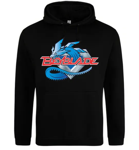 Чоловіча толстовка (худі) BEYBLADE Logo Чорний фото