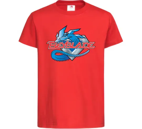 Дитяча футболка BEYBLADE Logo Червоний фото