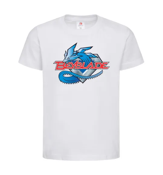 Детская футболка BEYBLADE Logo Белый фото