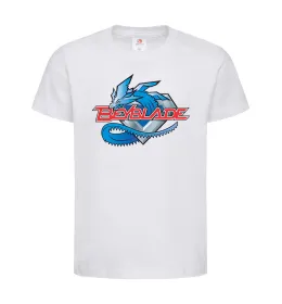 Дитяча футболка BEYBLADE Logo Білий фото