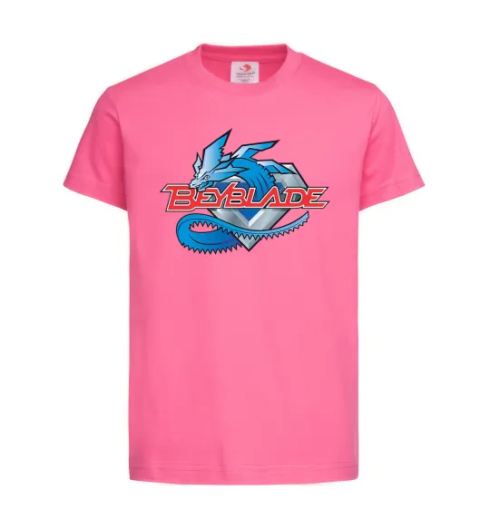 Детская футболка BEYBLADE Logo Ярко-розовый фото
