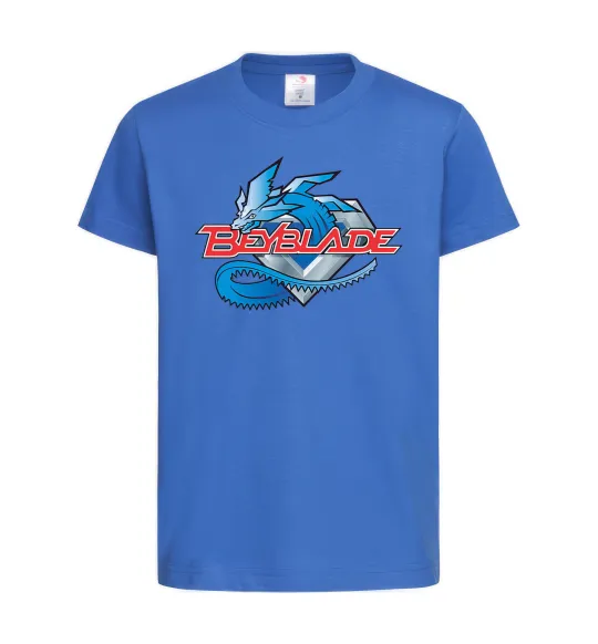 Детская футболка BEYBLADE Logo Ярко-синий фото