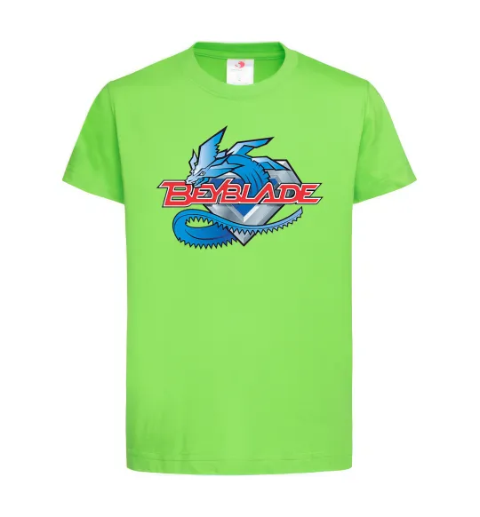Детская футболка BEYBLADE Logo Лаймовый фото