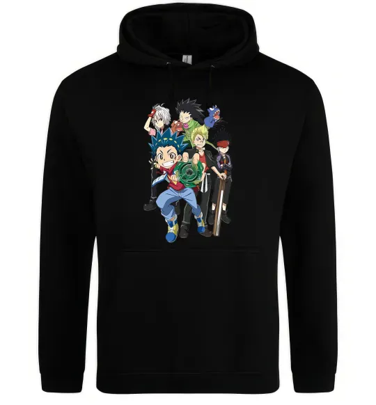 Женская толстовка (худи) BEYBLADE персонажі Черный фото