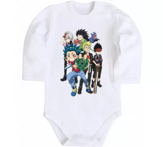 Детский боди BEYBLADE персонажі Белый фото