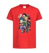 Детская футболка BEYBLADE персонажі Красный фото