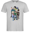Мужская футболка BEYBLADE персонажі Серый Мужская футболка BEYBLADE персонажі Серый фото