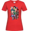 Жіноча футболка BEYBLADE персонажі Червоний фото