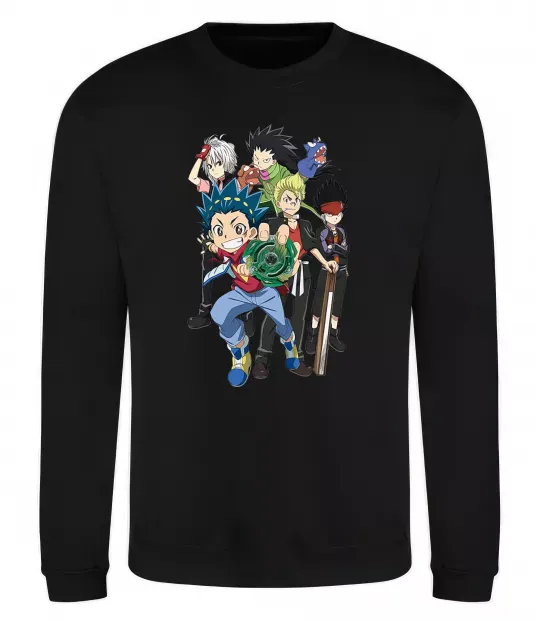 Свитшот BEYBLADE персонажі Черный фото