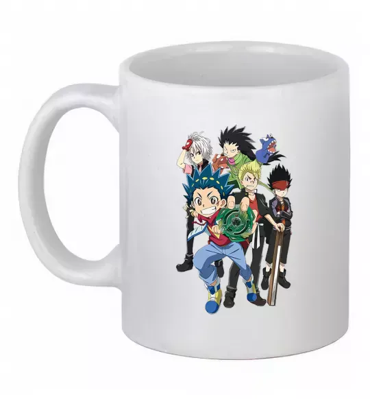 Чашка керамическая BEYBLADE персонажі Белый фото