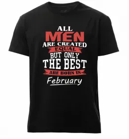 Мужская премиум футболка The best are born in November Черный фото