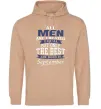Чоловіча толстовка (худі) All man are equal but only the best are born in September Пісочний фото